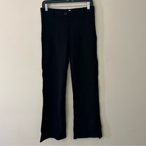 Betabrand Pants Womens Size Medium Black Straight Leg Stretch Pull On Career